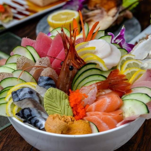 Premium Sashimi Platter.