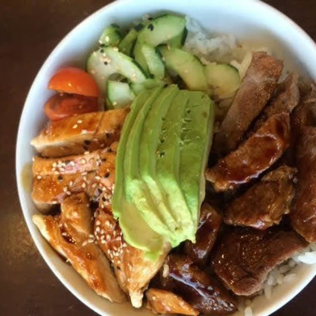 Chicken & Beef Bowl.