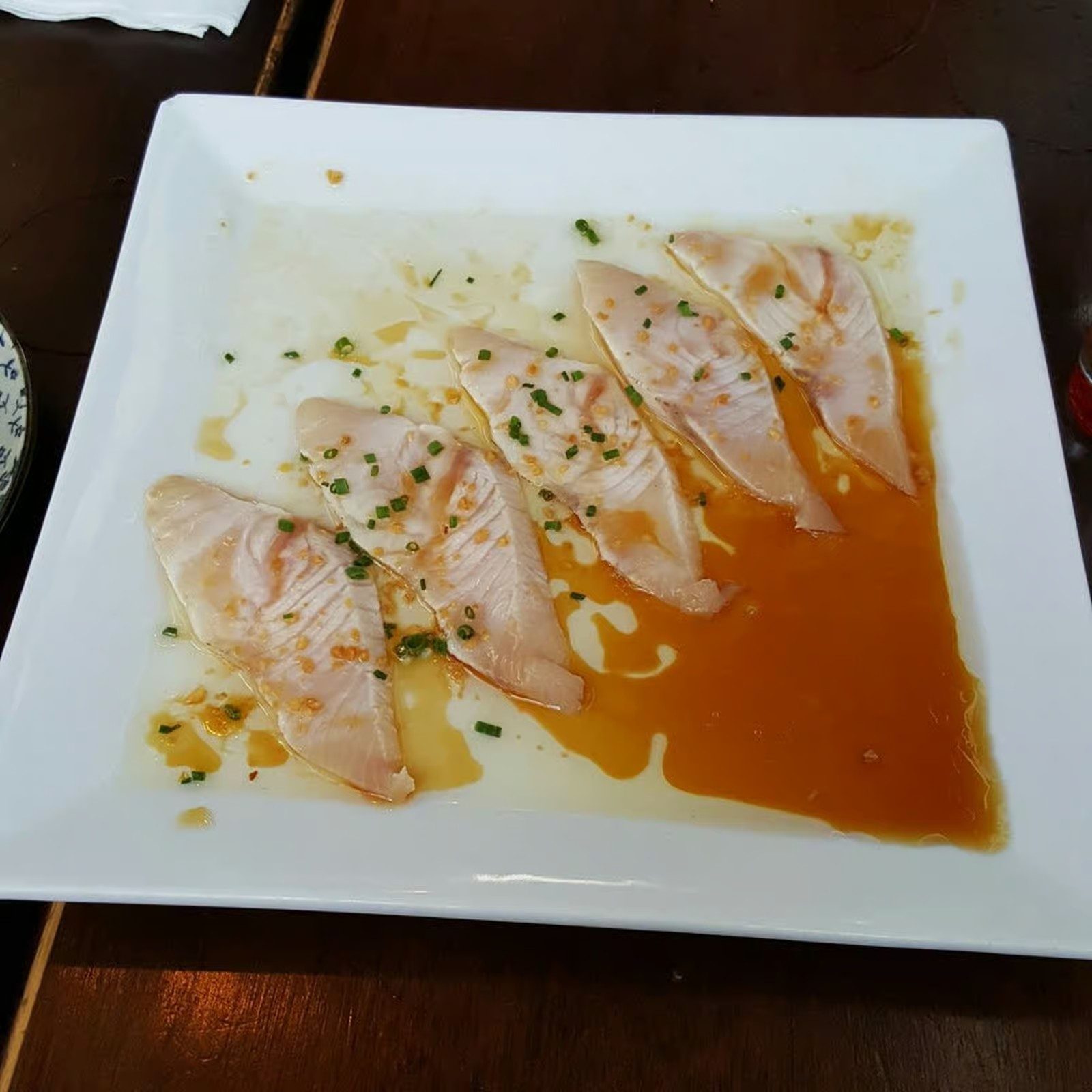 Yellowtail Butter Ponzu Specialty.