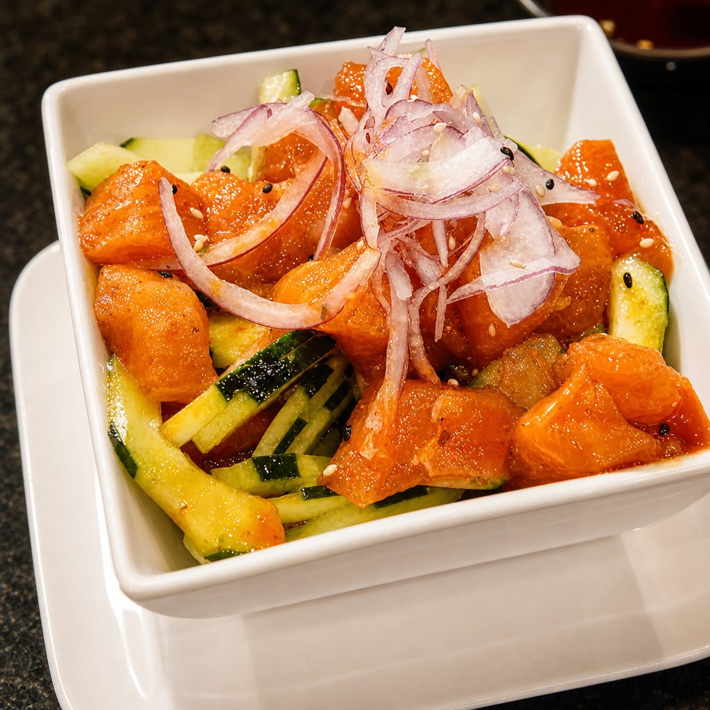 Salmon Poke Specialty.