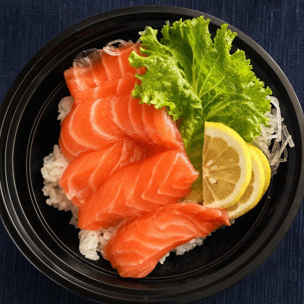 Salmon Sashimi Bowl.