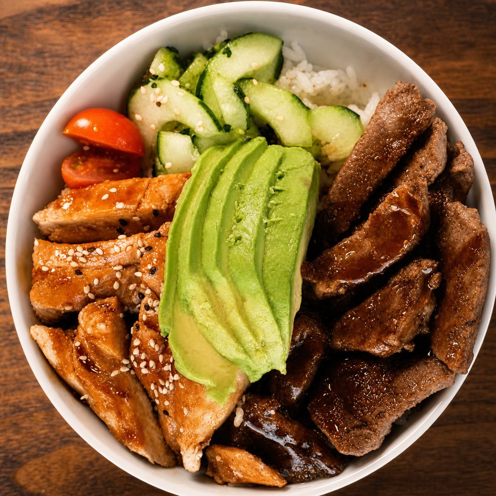 Beef Teriyaki Bowl.
