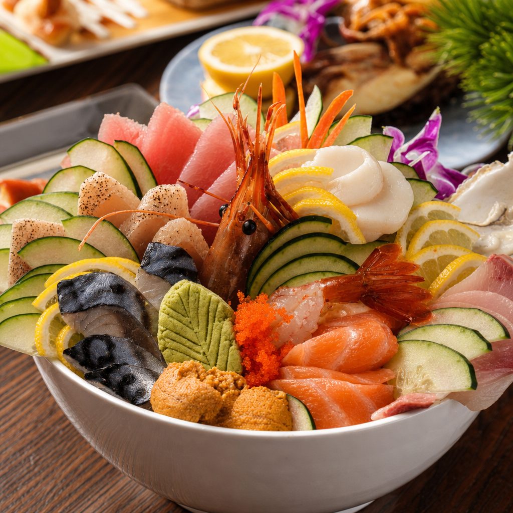 Premium Sashimi Platter.