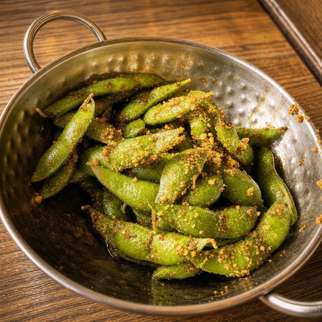 Spicy Edamame.