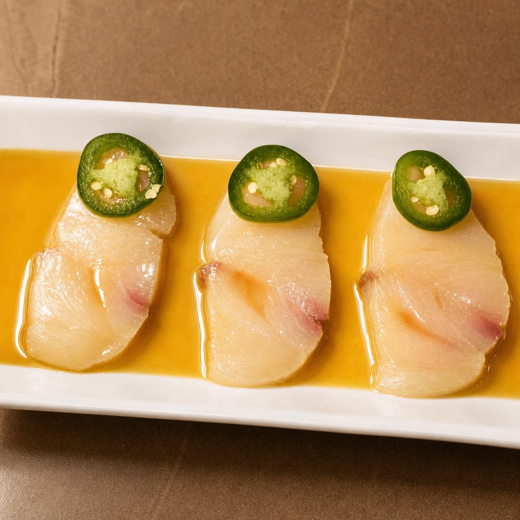 Yellowtail with Jalapeño Specialty.